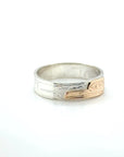 Ring - Gold & Silver - 3/16" - Hummingbird - Size 6