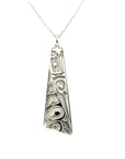 Pendant - Sterling Silver - Triangle - Eagle - Large - 38mm