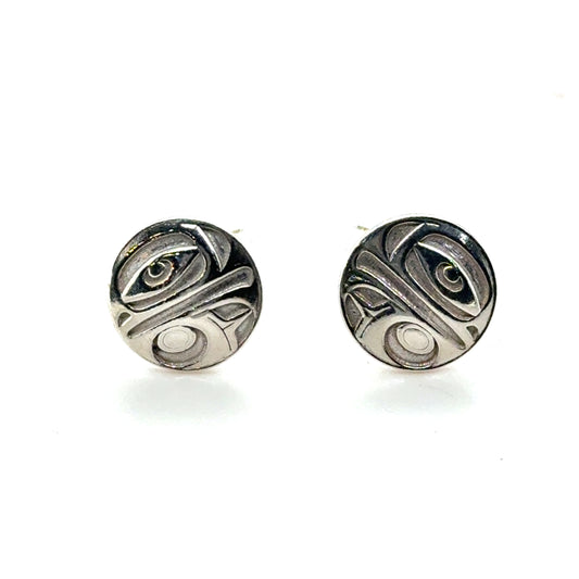 Earrings - Sterling Silver - Stud - Eagle - Small - 10mm