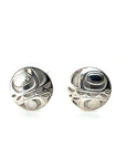 Earrings - Sterling Silver - Stud - Orca - Small - 10mm