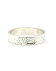 Ring - Sterling Silver - 3/16" - Orca - Size 7