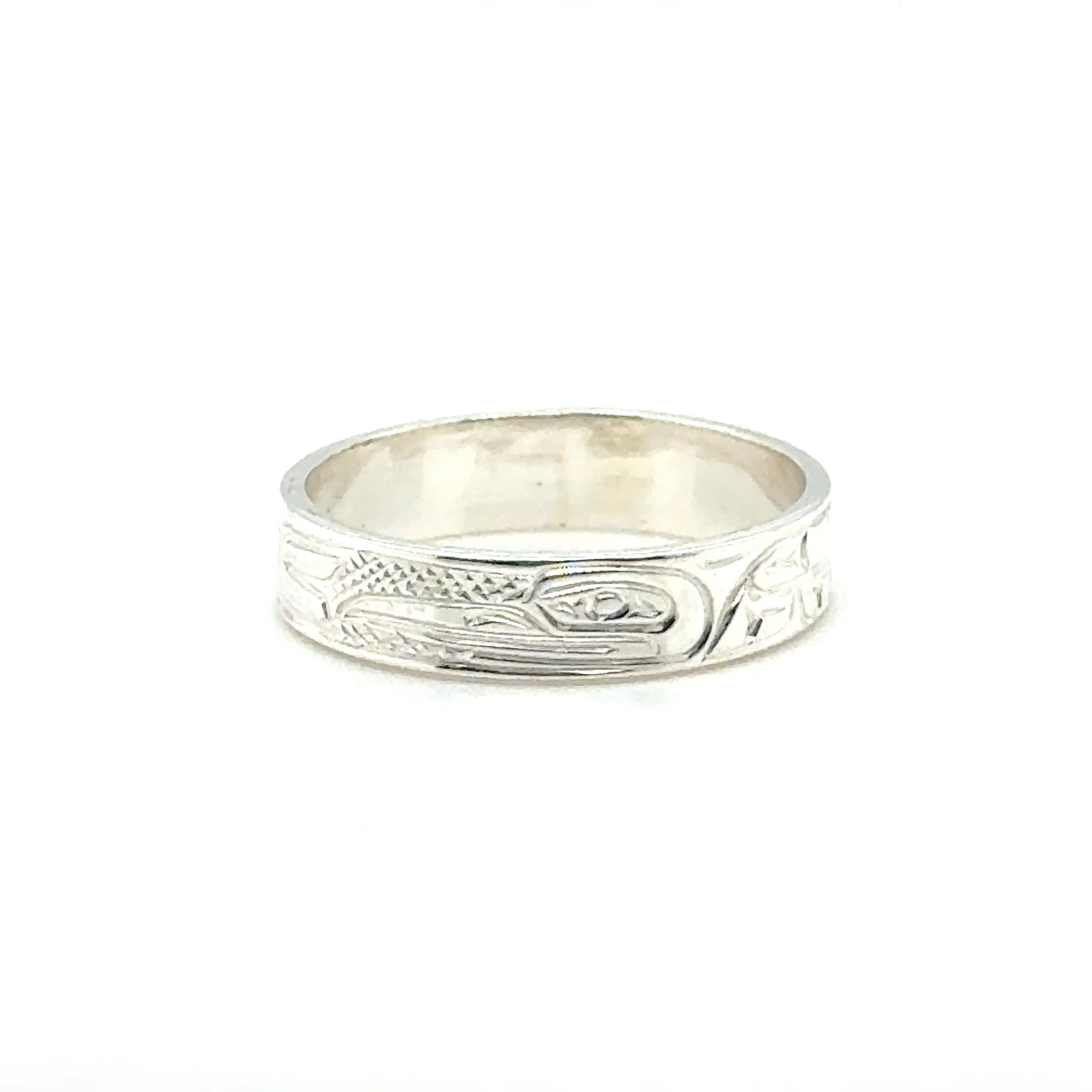 Ring - Sterling Silver - 3/16" - Hummingbird - Size 8