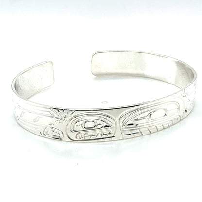 Bracelet - Sterling Silver - 3/8" - Orca & Baby