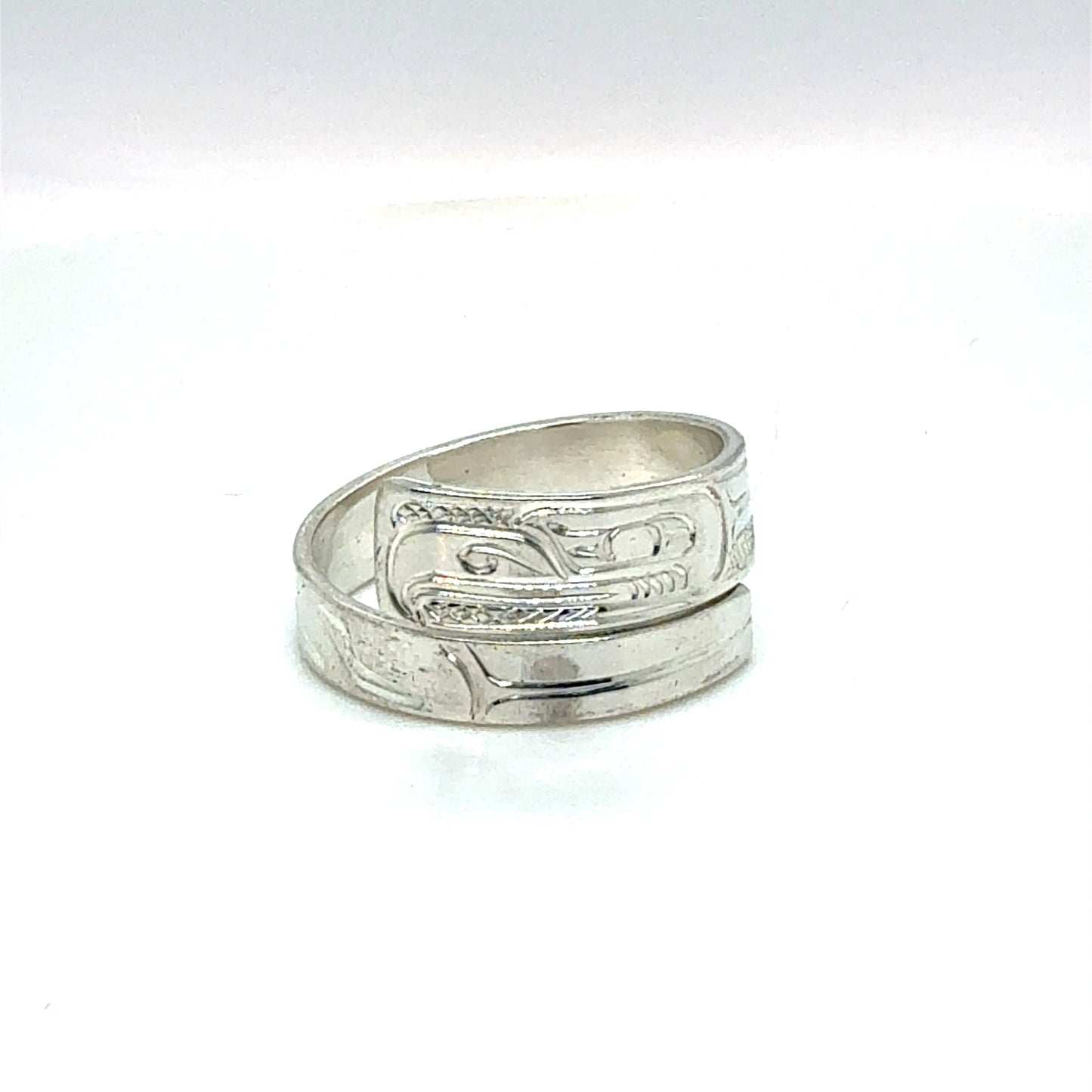 Ring - Sterling Silver - Wrap - Eagle - Size 8