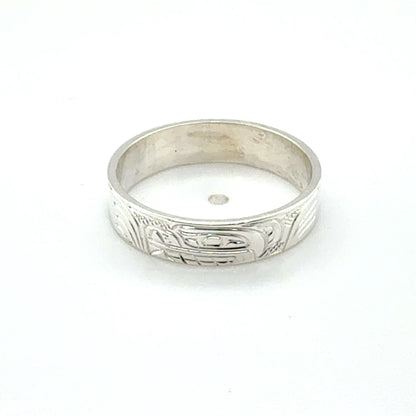 Ring - Sterling Silver - 3/16" - Bear