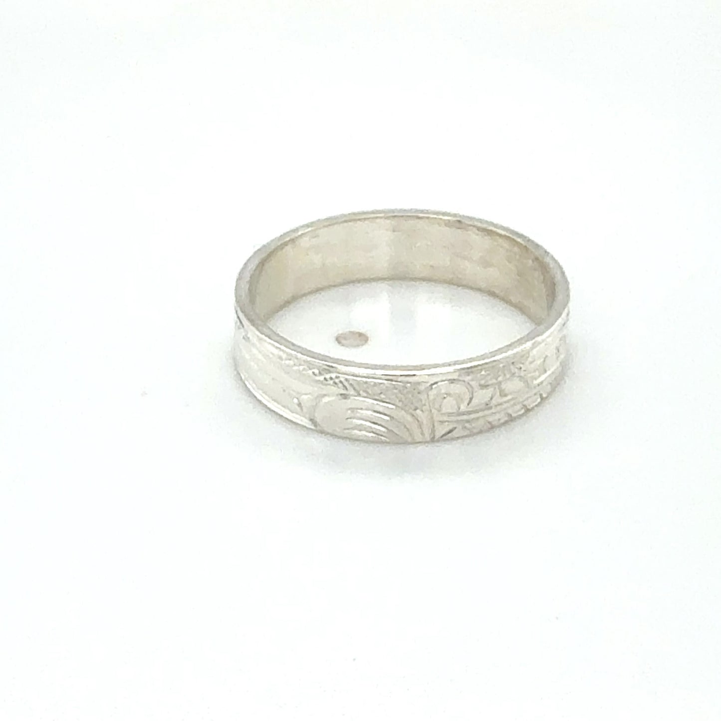 Ring - Sterling Silver - 3/16" - Wolf