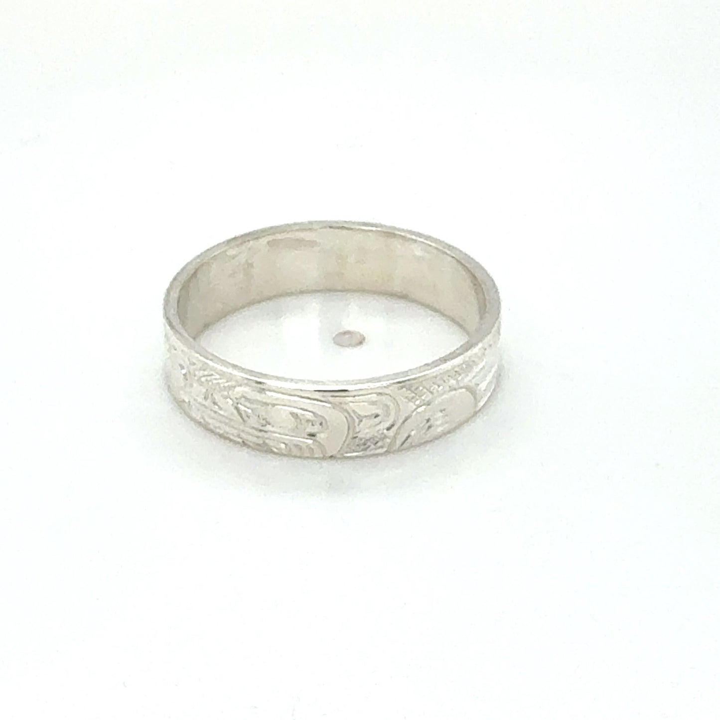 Ring - Sterling Silver - 3/16" - Wolf