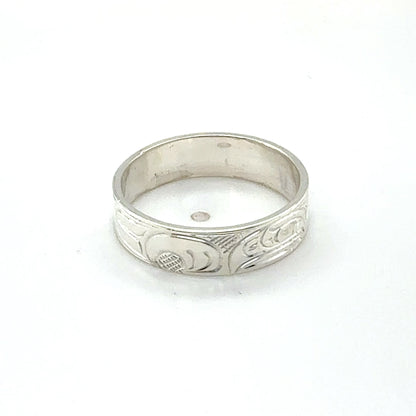 Ring - Sterling Silver - 3/16" - Raven