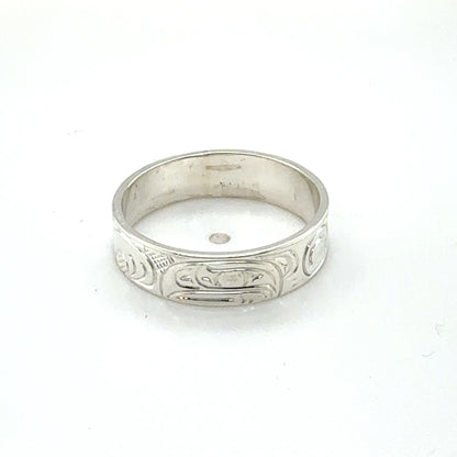 Ring - Sterling Silver - 3/16" - Raven