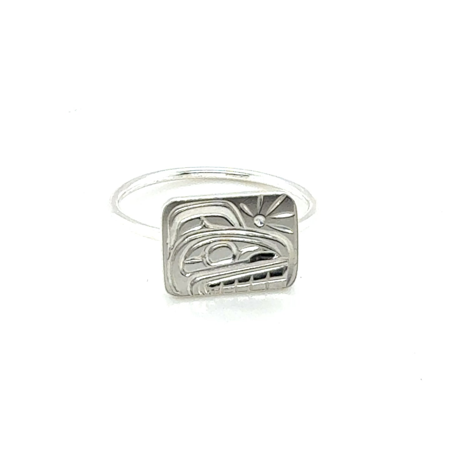 Ring - Sterling Silver - Wire - Orca