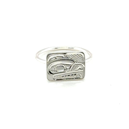 Ring - Sterling Silver - Wire - Bear