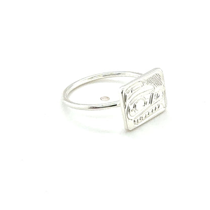 Ring - Sterling Silver - Wire - Bear