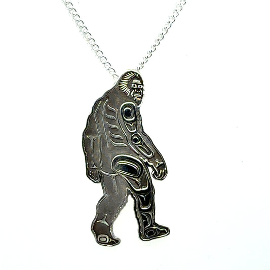 Pendant - Silver - Sasquatch