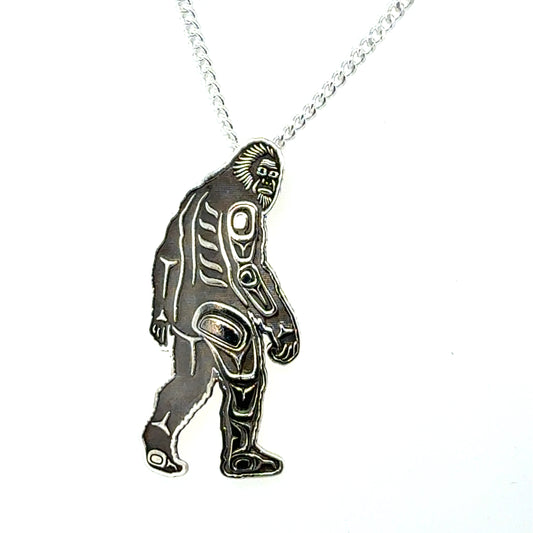 Pendant - Silver - Sasquatch