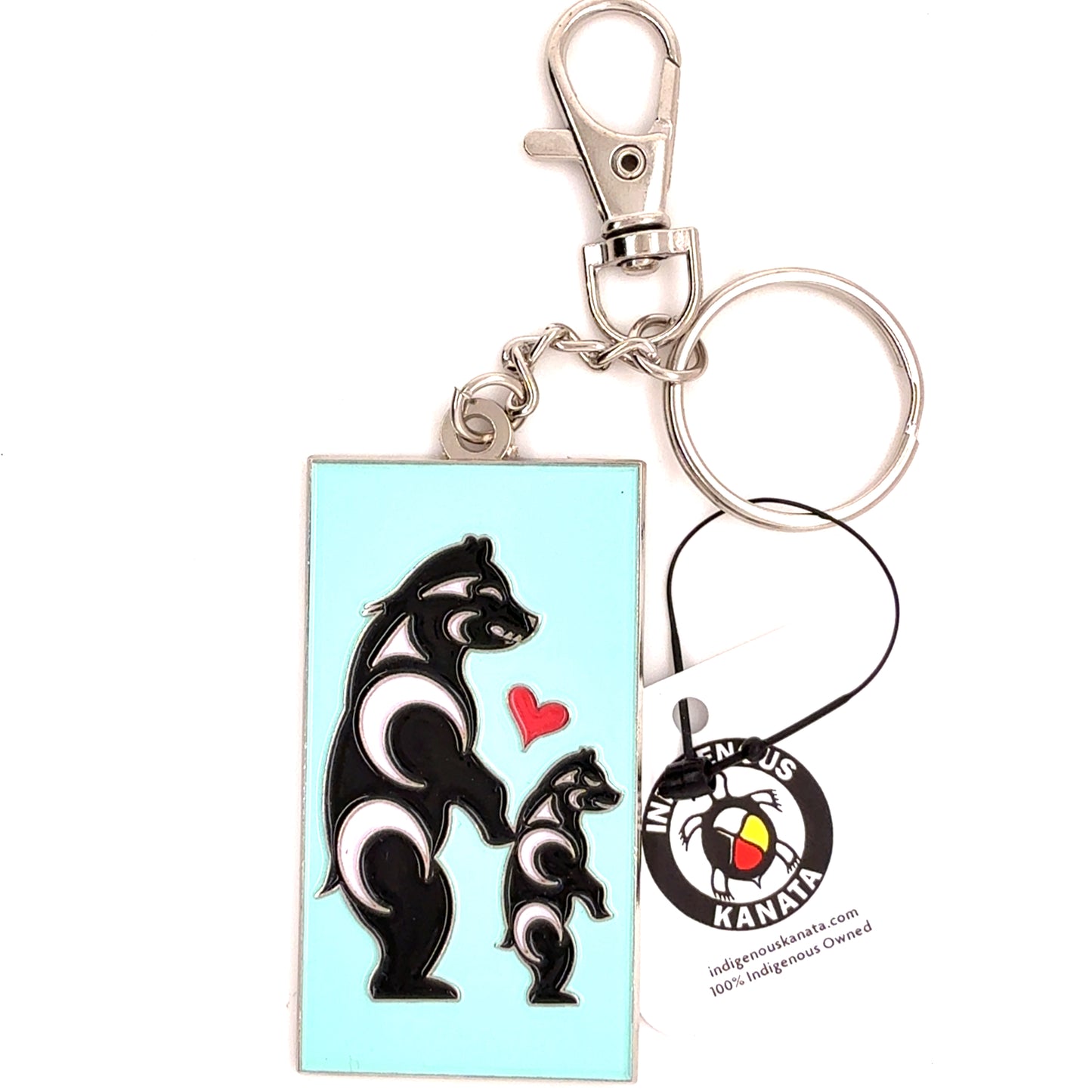 Keychain - Enamel - Bear and Cub