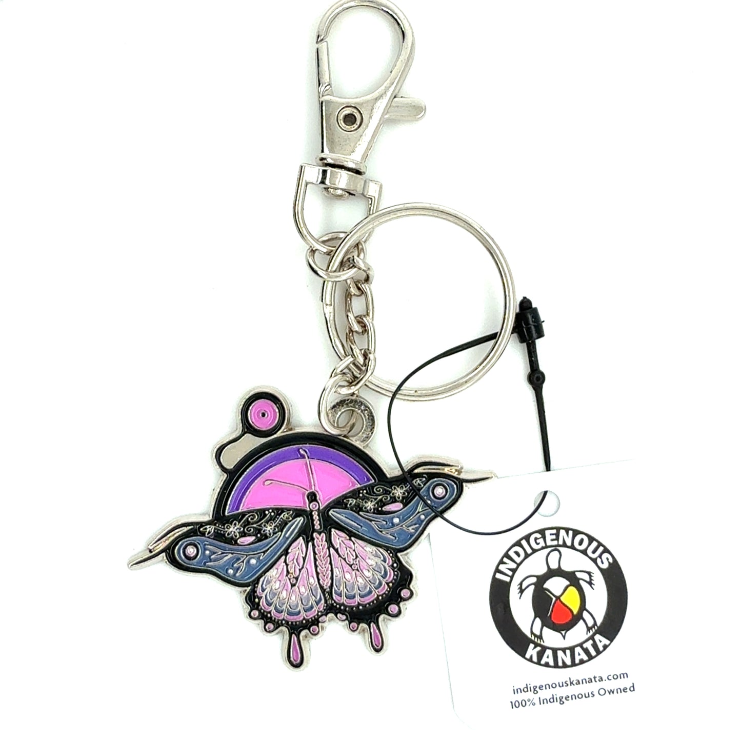 Keychain - Enamel - Grandmother Butterfly