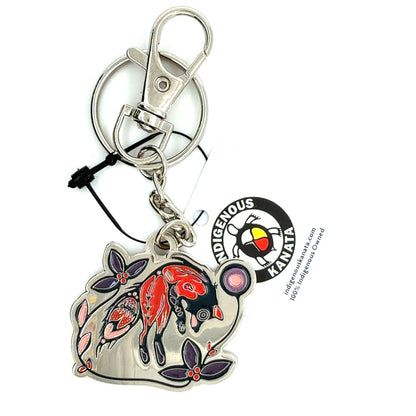 Keychain - Enamel - Fox at Twilight