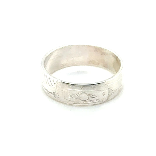 Ring - Sterling Silver - 1/4" - Salmon