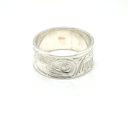 Ring - Sterling Silver - 5/16" - Hummingbird - Size 6