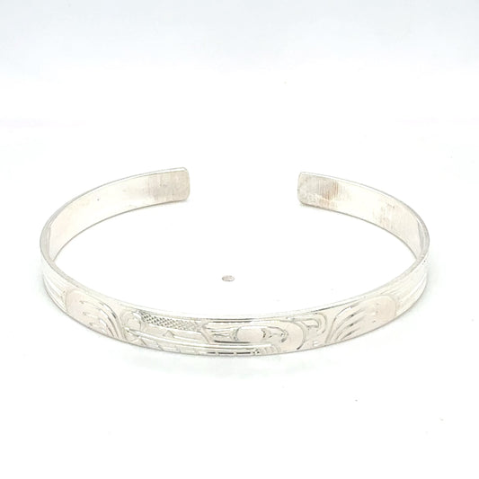 Bracelet - Sterling Silver - 1/4" - Wolf