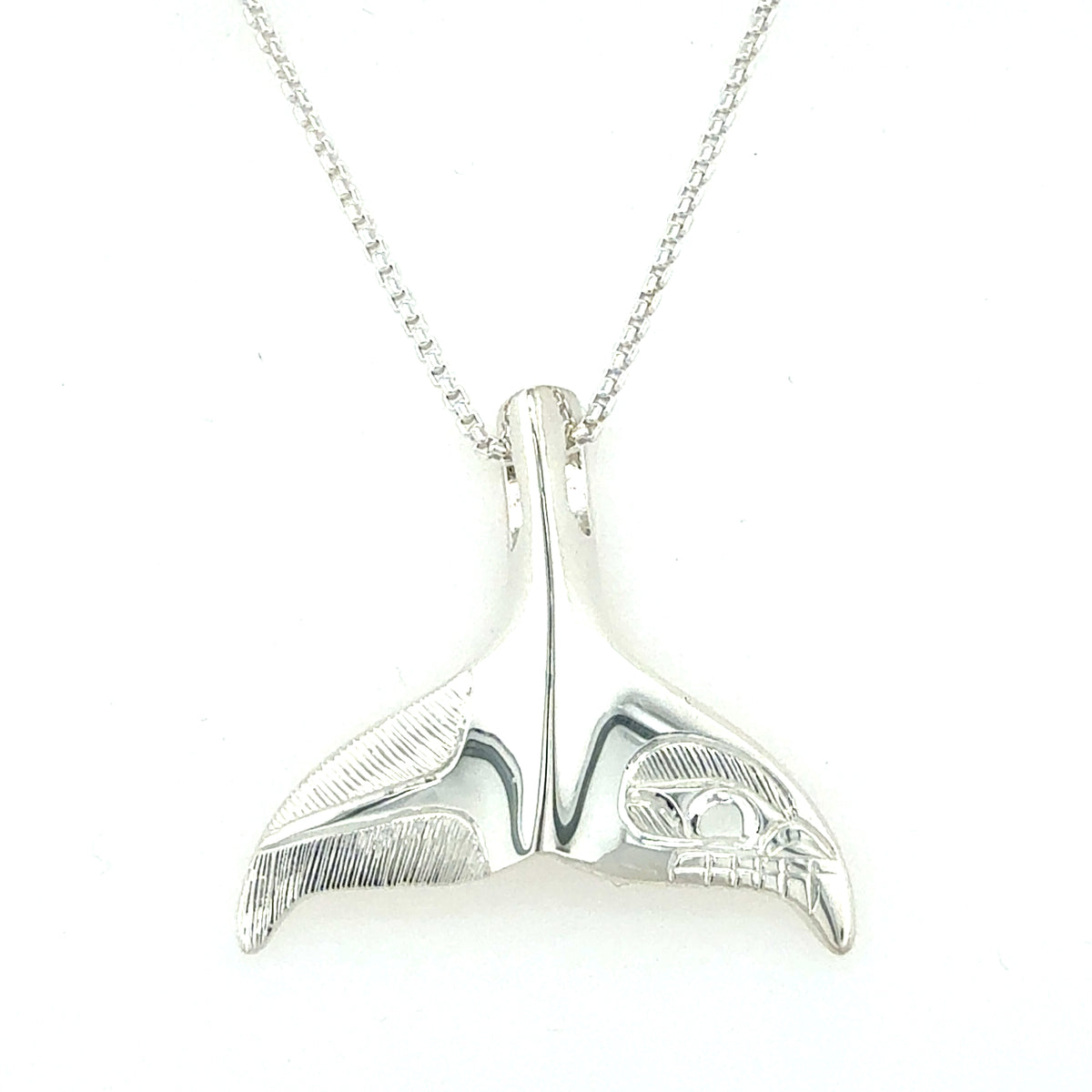 Pendant - Sterling Silver - Whale Tail