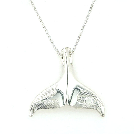 Pendant - Sterling Silver - Whale Tail