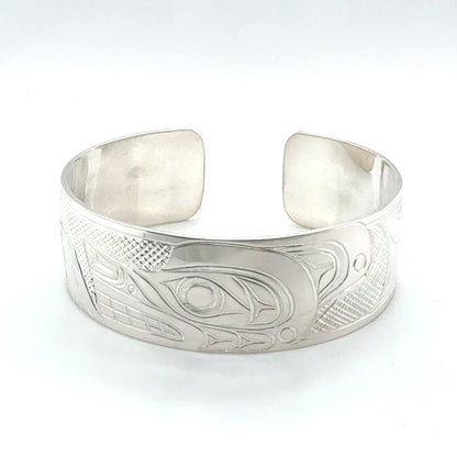Bracelet - Sterling Silver - 3/4" - Wolf