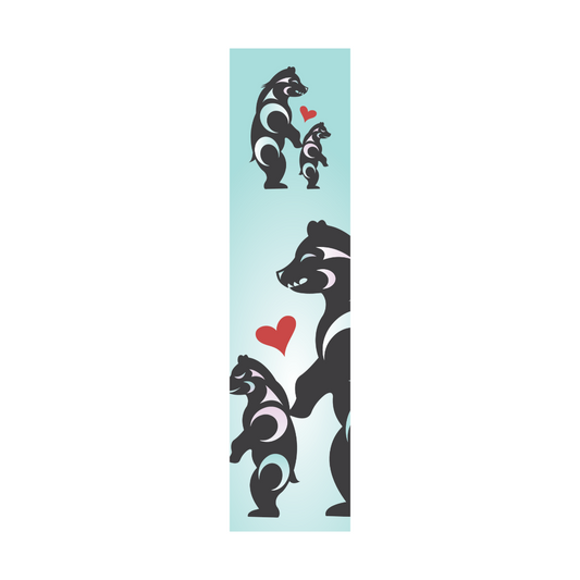 Bookmark - Mother Bear and Cub