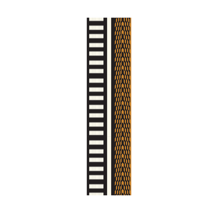 Bookmark - Coast Salish Weaving - Black & Gold - Guiding Strength