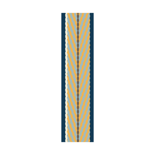 Bookmark - Coast Salish Weaving - Yellow - Mirrored Teachings