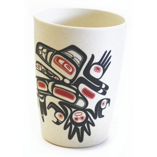 Cup - Bamboo - Running Raven