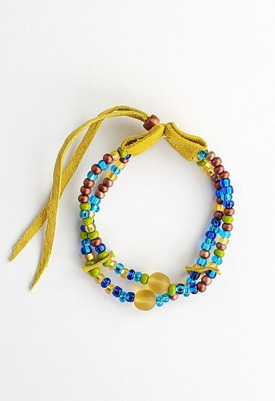 Bracelet - Beaded - Magical - Yellow
