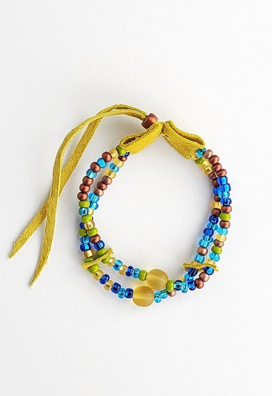 Bracelet - Beaded - Magical - Yellow