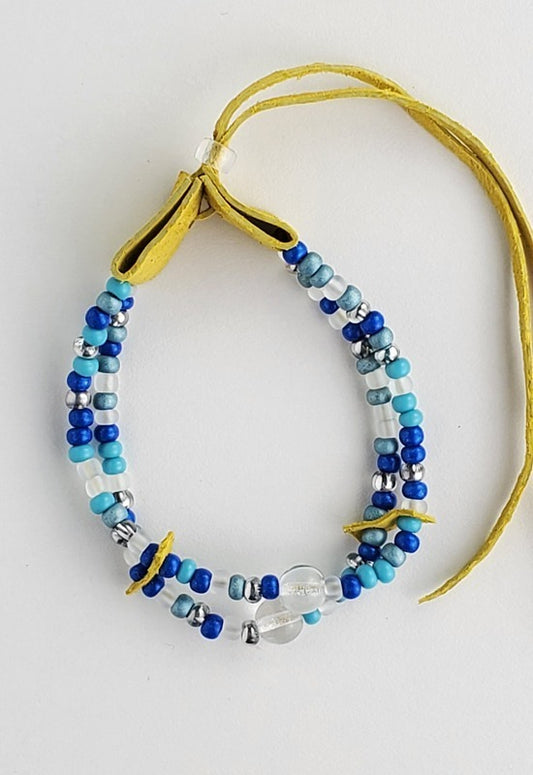 Bracelet - Beaded - Magical - Blue