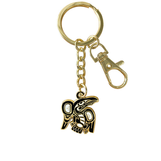 Keychain - Enamel - Raven