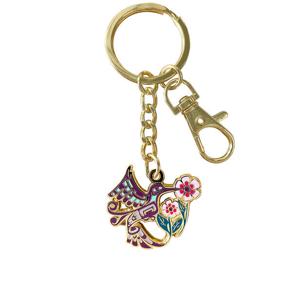 Keychain - Enamel - Hummingbird
