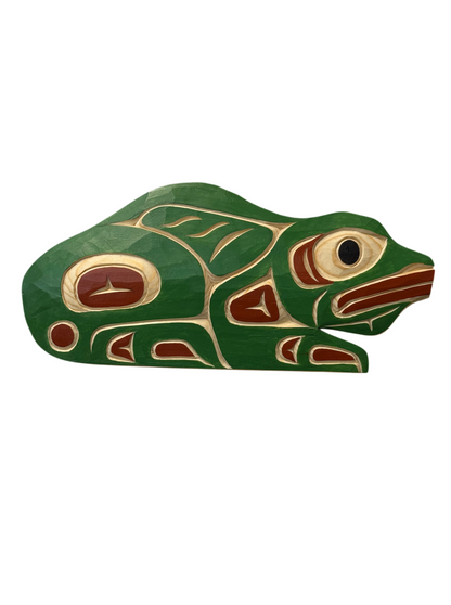 Wooden Plaque - Pine - Frog