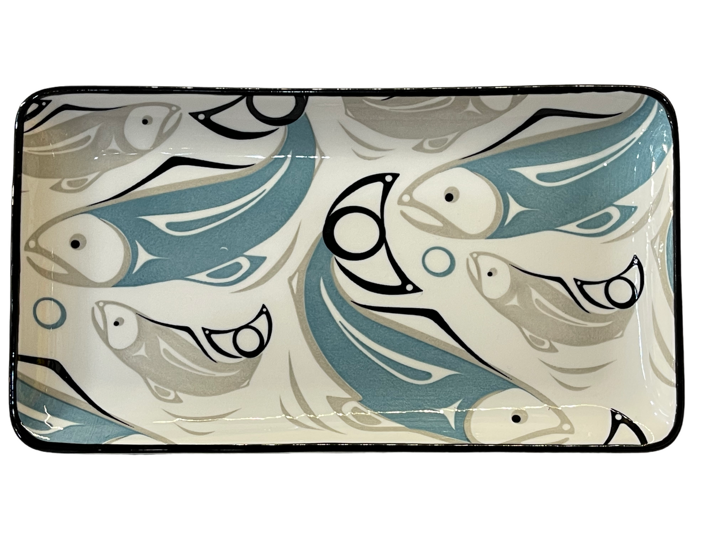 Platter - Porcelain - Rectangle - Salmon