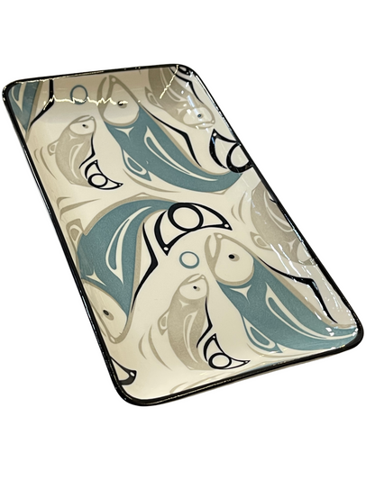 Platter - Porcelain - Rectangle - Salmon