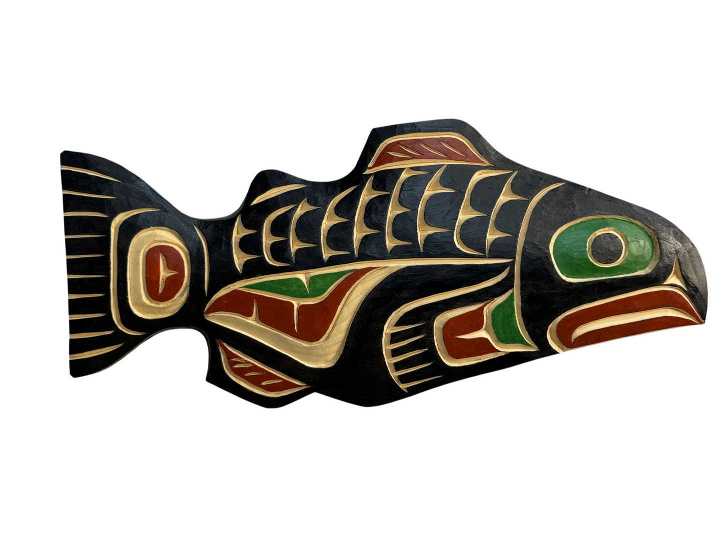 Wooden Plaque - Pine - Salmon