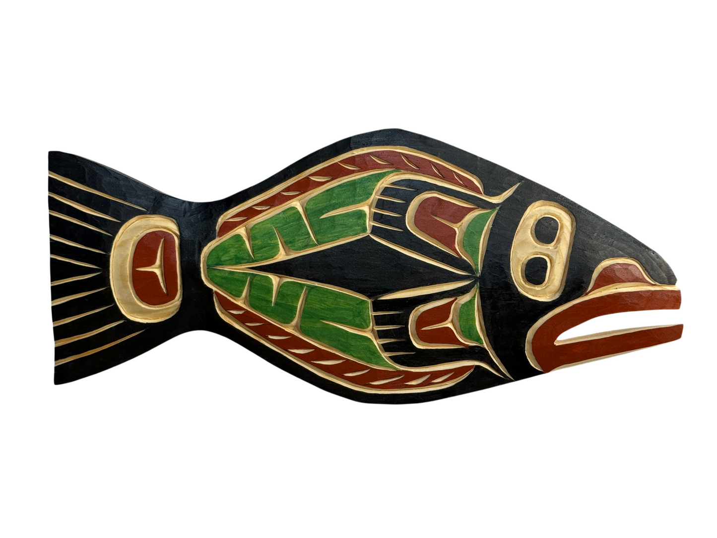 Wooden Plaque - Pine - Halibut