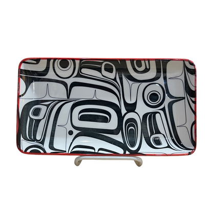 Platter - Porcelain - Rectangle - Raven