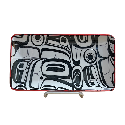 Platter - Porcelain - Rectangle - Raven