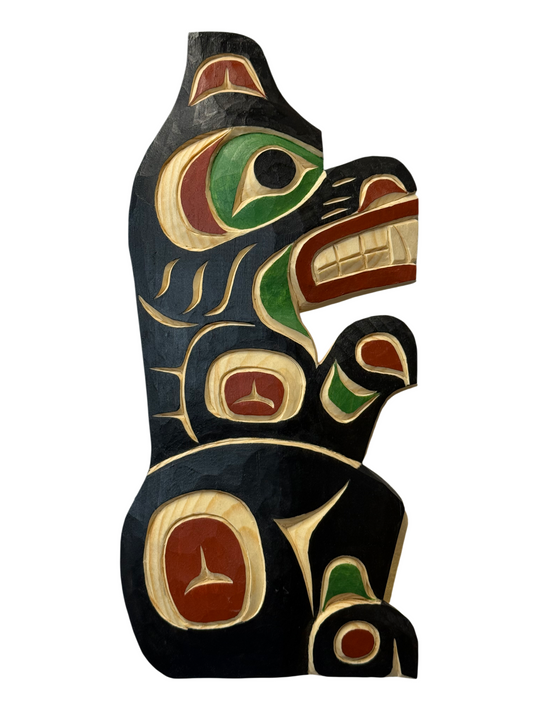 Wooden Plaque - Pine - Bear