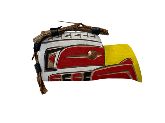 Wooden Brooch - Red Cedar - Eagle