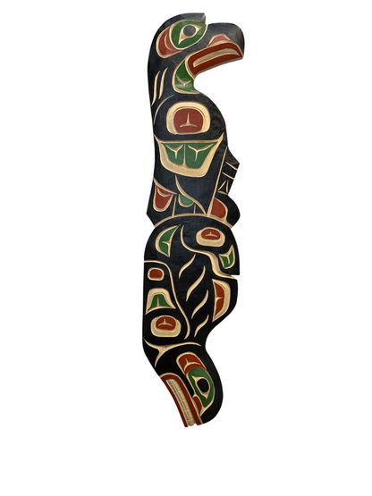 Wooden Plaque - Pine - Raven & Orca