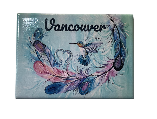 Magnet - Hummingbird Feathers - Vancouver