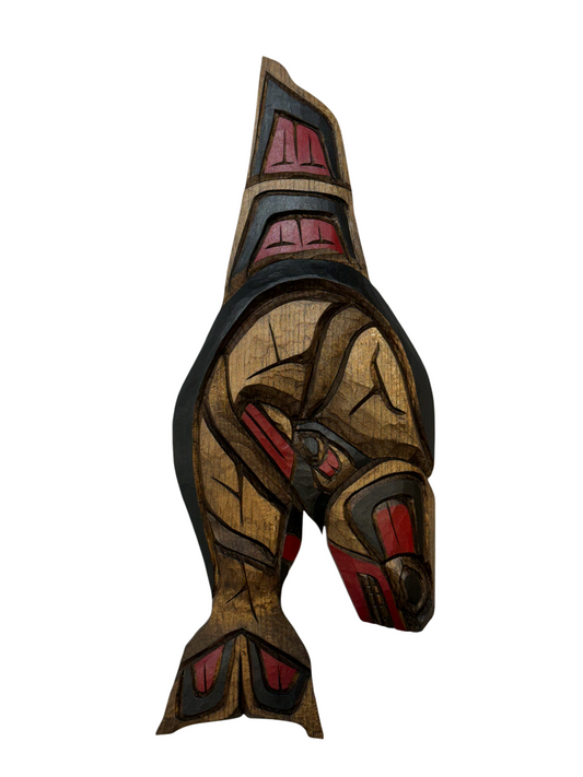 Wooden Plaque - Pine - Orca