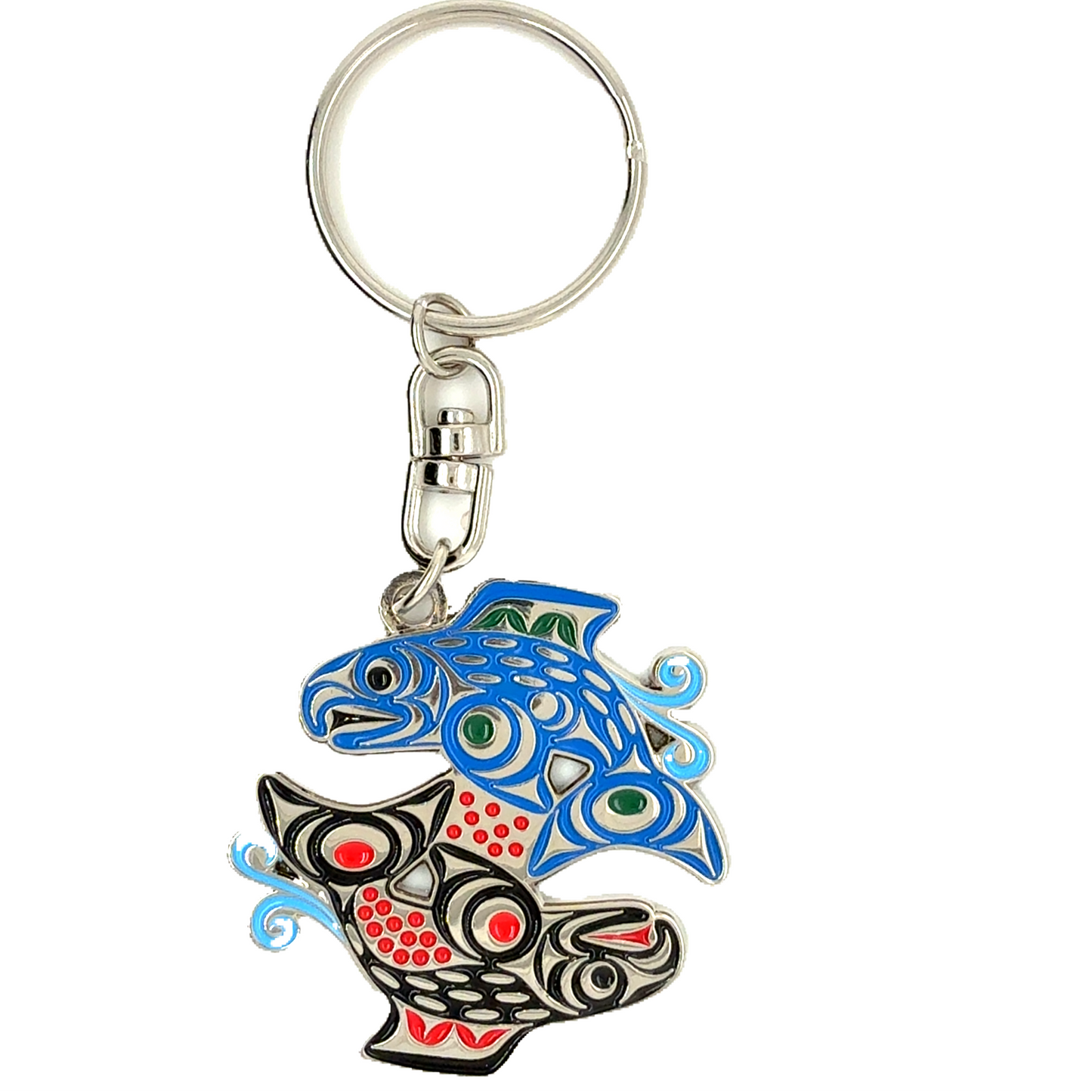 Keychain - Enamel - Pacific Salmon