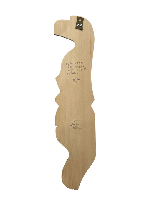 Wooden Plaque - Pine - Raven & Orca